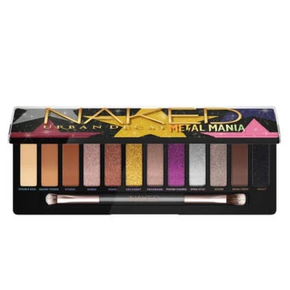 ✨URBAN DECAY - NAKED ‘METAL MANIA’ METALLIC EYESHADOW PALETTE✨SEE ALL PICS✨ - Picture 2 of 15